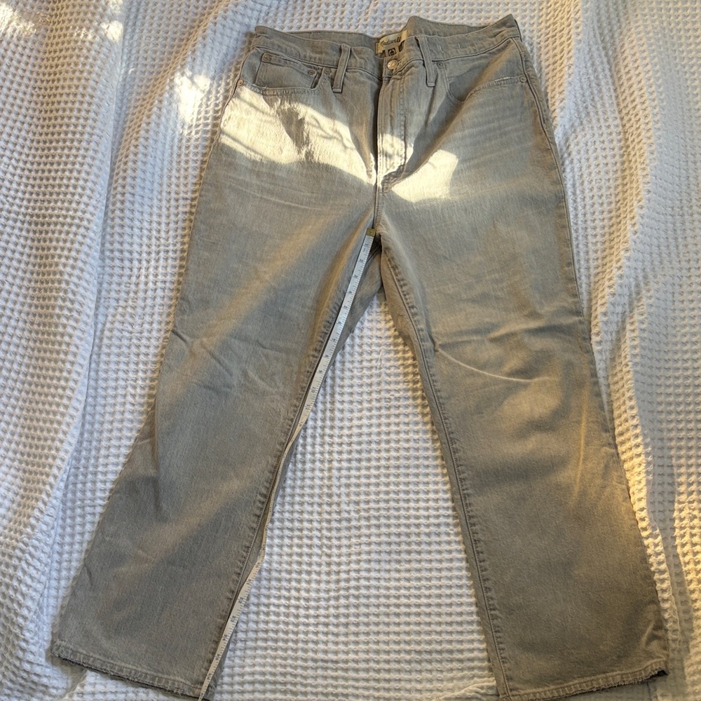 Madewell Women's Light Gray Bootcut Jeans